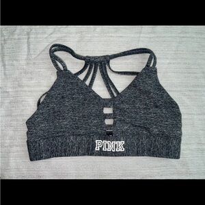 PINK Victoria's Secret Gray Sports Bra